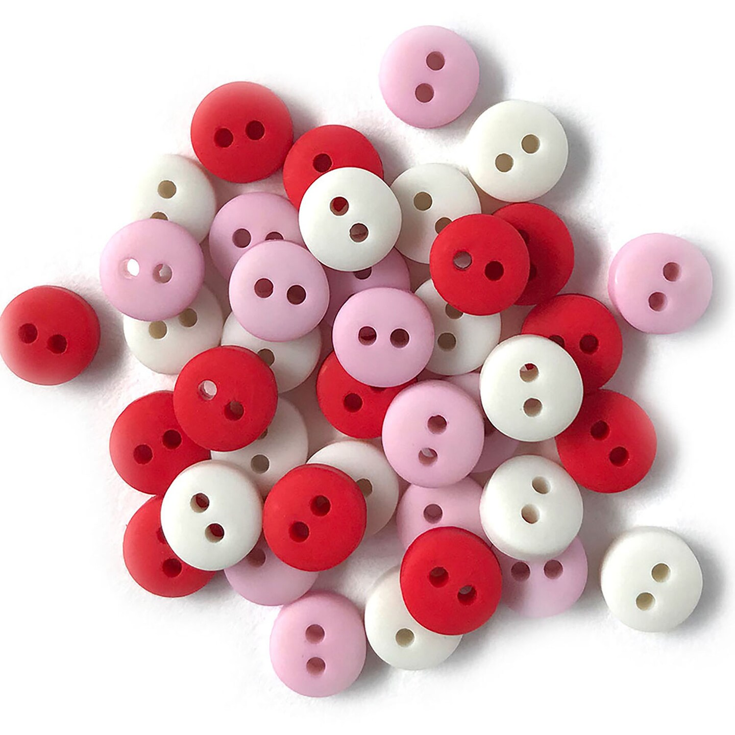 Buttons Galore and More Tiny Craft & Sewing Buttons - Assorted Colors - 105 Buttons