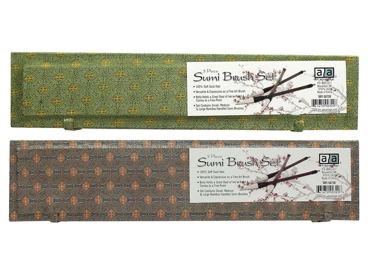 Art Advantage Sumi Brush Set 3 pc. White Goat Paint Brushes Michaels