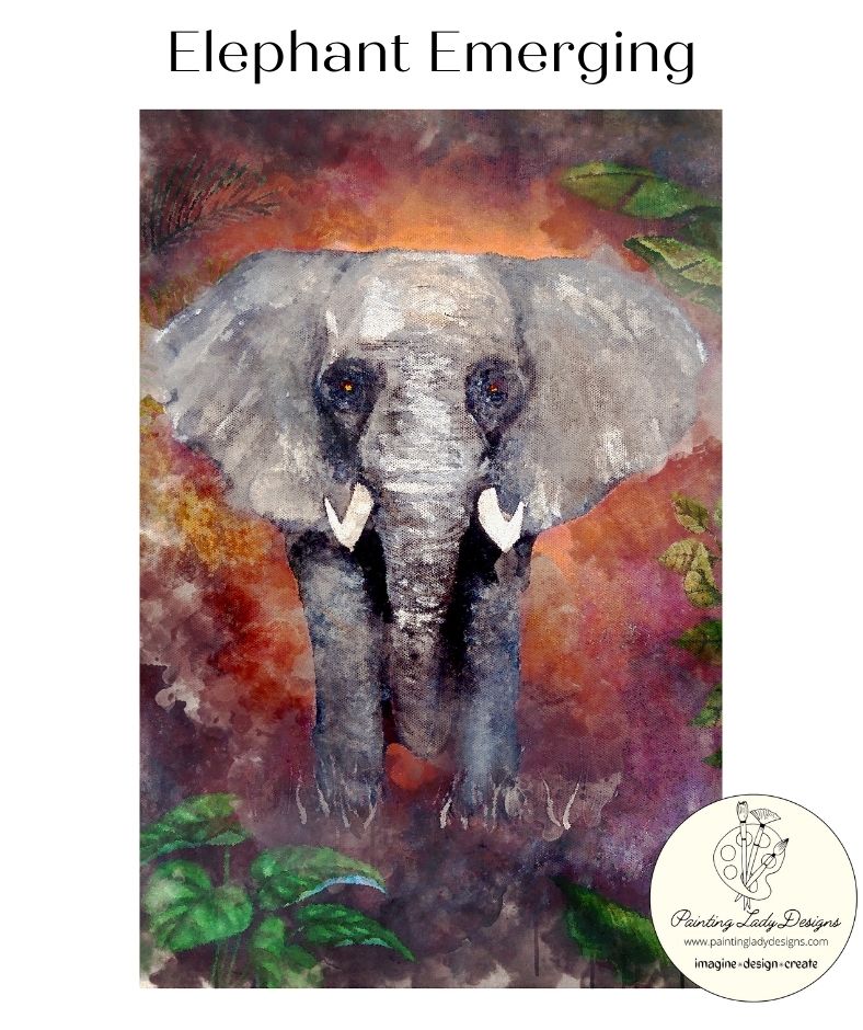 Elephant Emerging Decoupage & Mixed Media Art Paper 12x18 Michaels