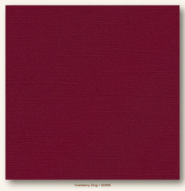 Cranberry Zing Glimmer My Colors Cardstock - Photoplay