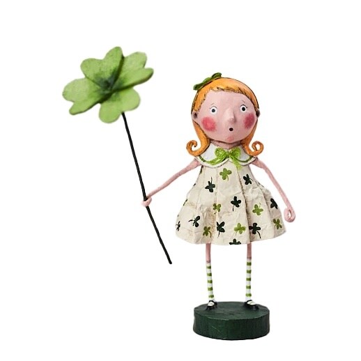 Lori Mitchell St. Patrick&#x27;s Day Collection: Cailin O&#x27;Clover Figurine