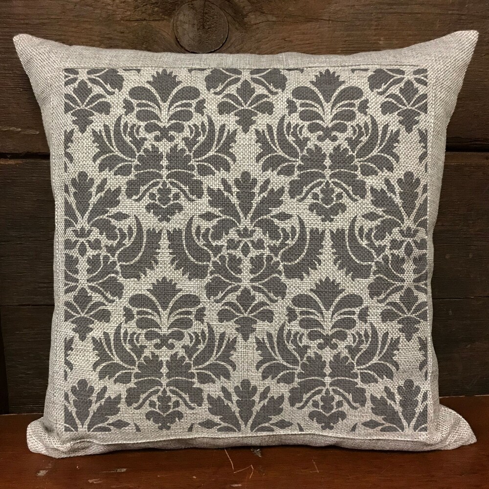 Damask All Over Embossing 12 x 12 Stencil | FS075 by Designer Stencils | Pattern Stencils | Reusable Stencils for Painting on Wood, Wall, Tile, Canvas, Paper, Fabric, Furniture, Floor | Try Instead of a Wallpaper | Easy to Use &#x26; Clean