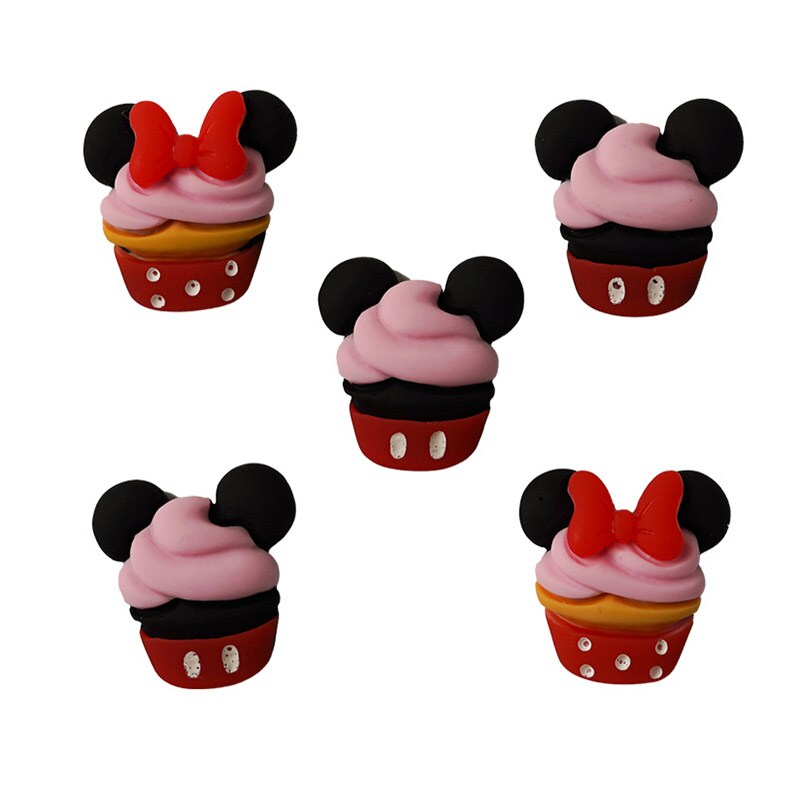 Buttons Galore Flatback Embellishments for Crafts - Main Street Treats - 15 Pieces