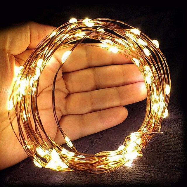 Perfect Holiday LED Copper Wire String Light - Battery Operated