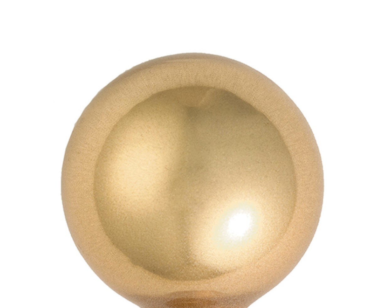Whitehurst 8ct Metallic Gold Glass Christmas Ball Ornaments 3.25" (80mm
