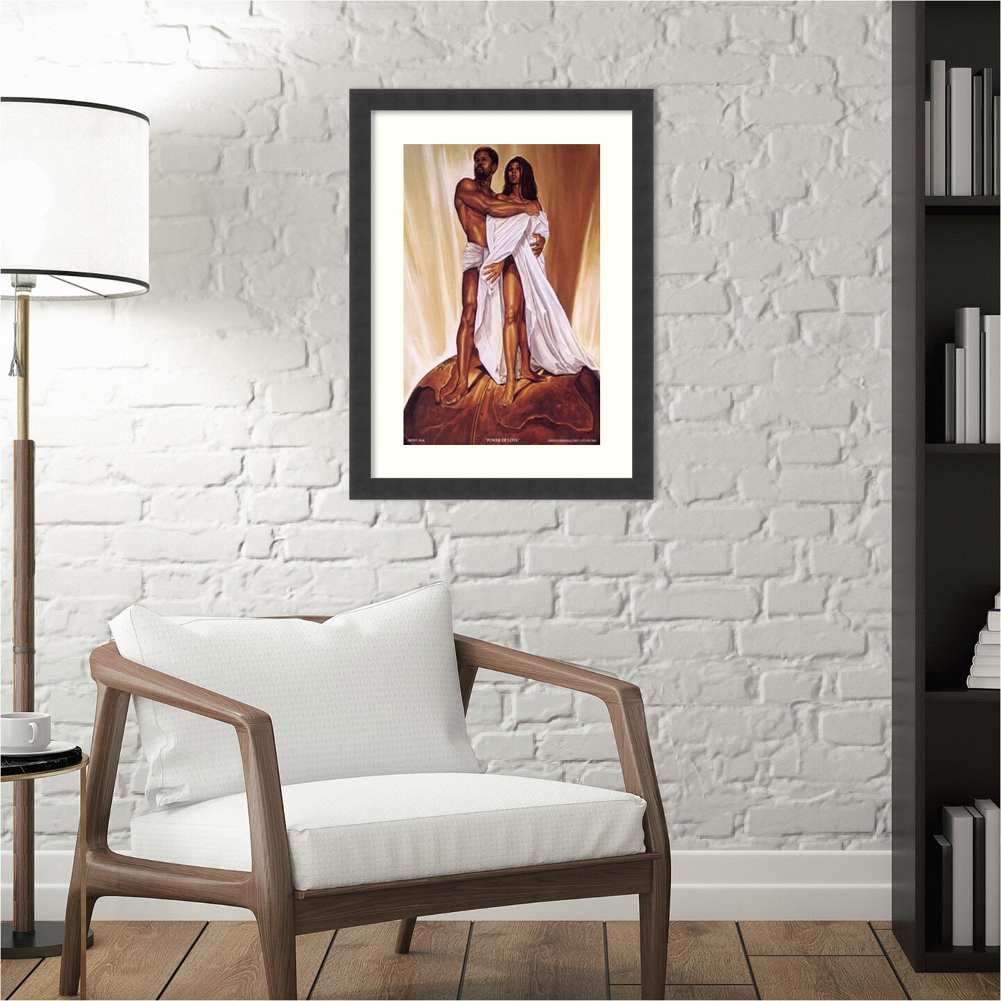 Power of Love by Wak - Kevin A. Williams Wood Framed Wall Art Print