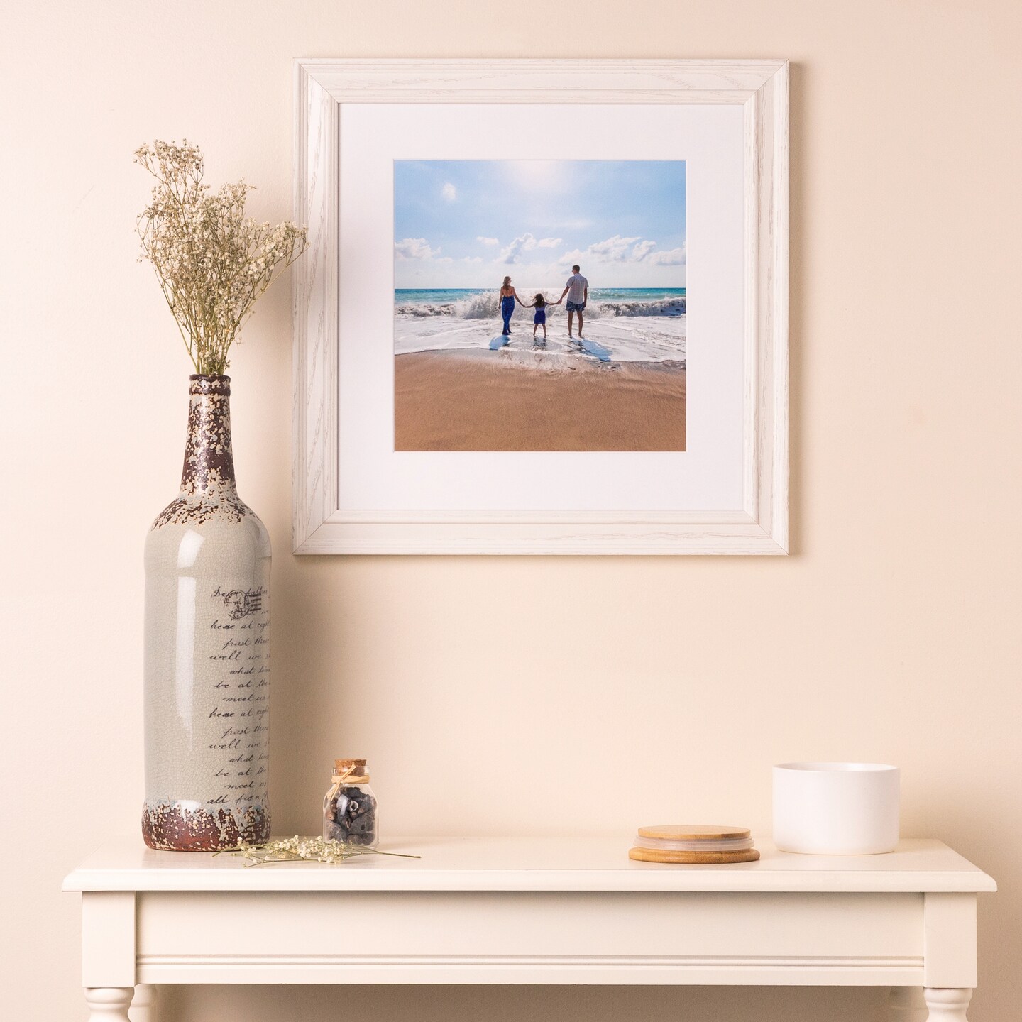 ArtToFrames 24x24 Inch  Picture Frame, This 1.5 Inch Custom Wood Poster Frame is Available in Multiple Colors, Great for Your Art or Photos - Comes with 060 Plexi Glass and  Corrugated Backing (A14RC)