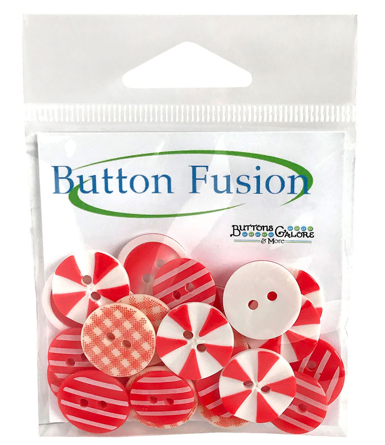 Buttons Galore and More Colorful Printed Buttons for Crafts & Sewing - 45 Buttons