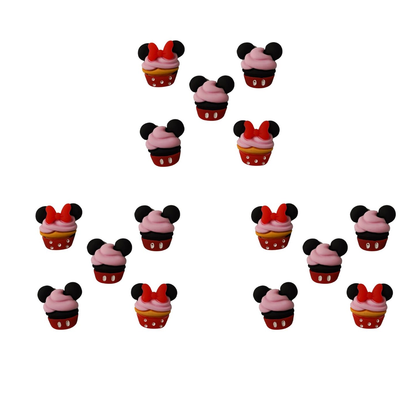 Buttons Galore Flatback Embellishments for Crafts - Main Street Treats - 15 Pieces