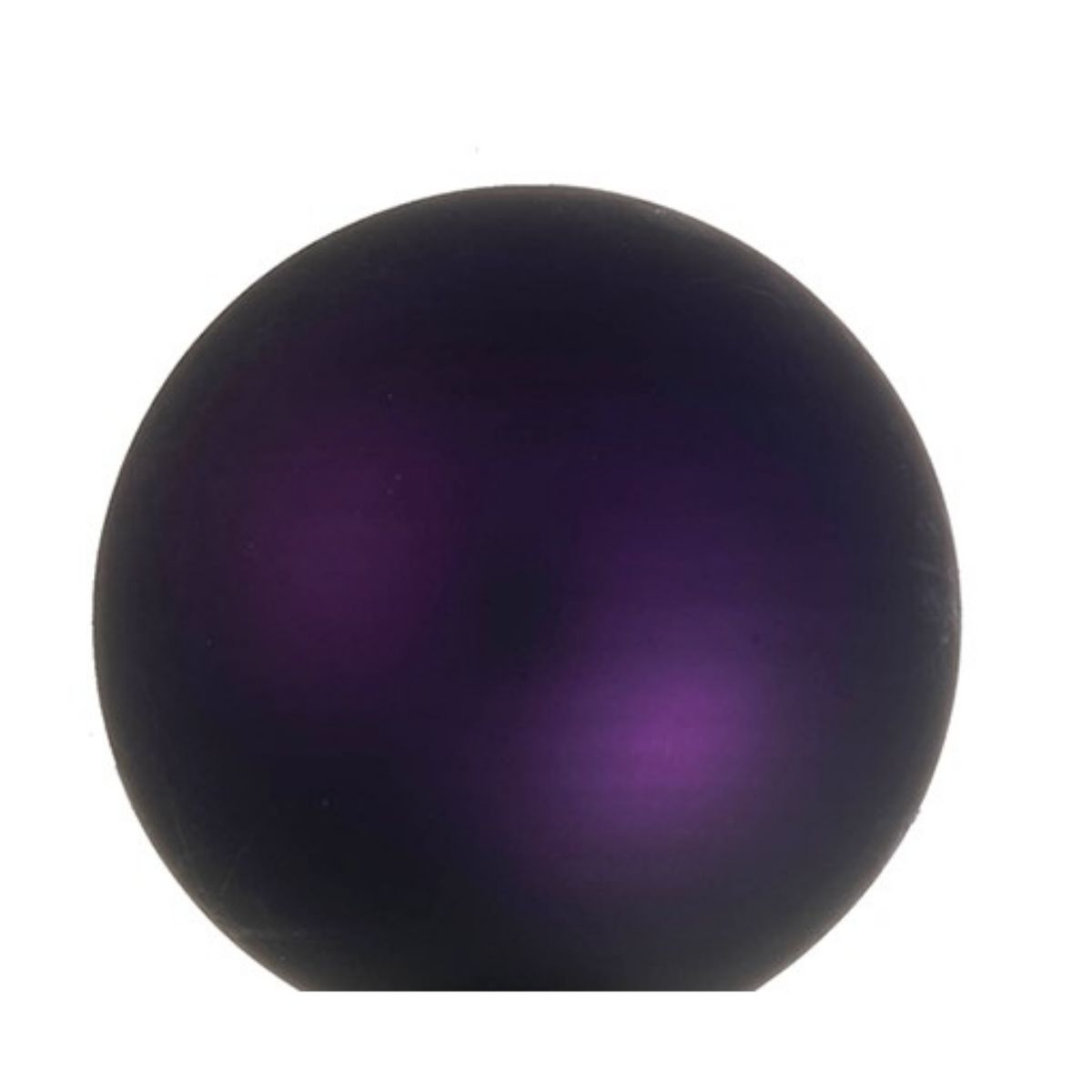 Whitehurst 28ct Purple Glass Matte Christmas Ball Ornaments 2" (50mm