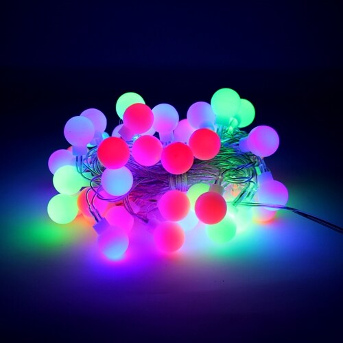 Perfect Holiday 50 LED String Light Bulb With Connector