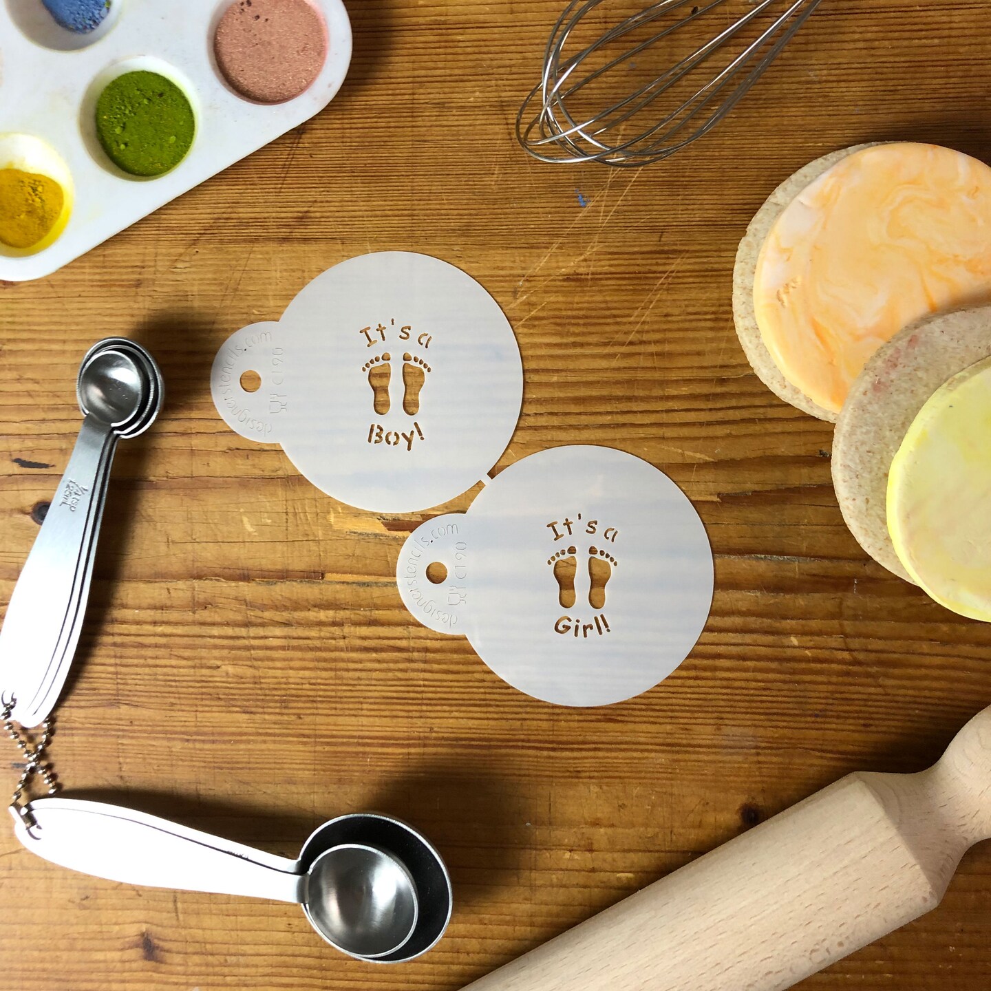 It's a Boy and It's a Girl Candy & Cookie Stencils | C190 by Designer Stencils |