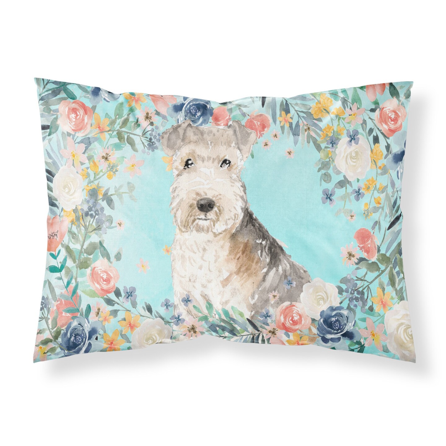 &#x22;Caroline&#x27;s Treasures Lakeland Terrier Fabric Standard pillowcases, Multicolor&#x22;
