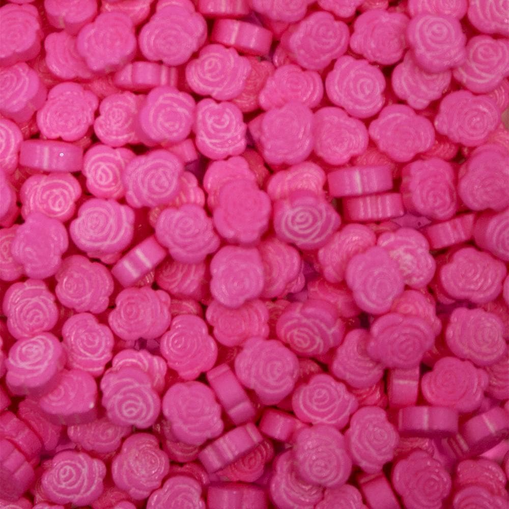 Pretty In Pink Roses Edible Sprinkles | Sprinkles & Edible Decorations ...