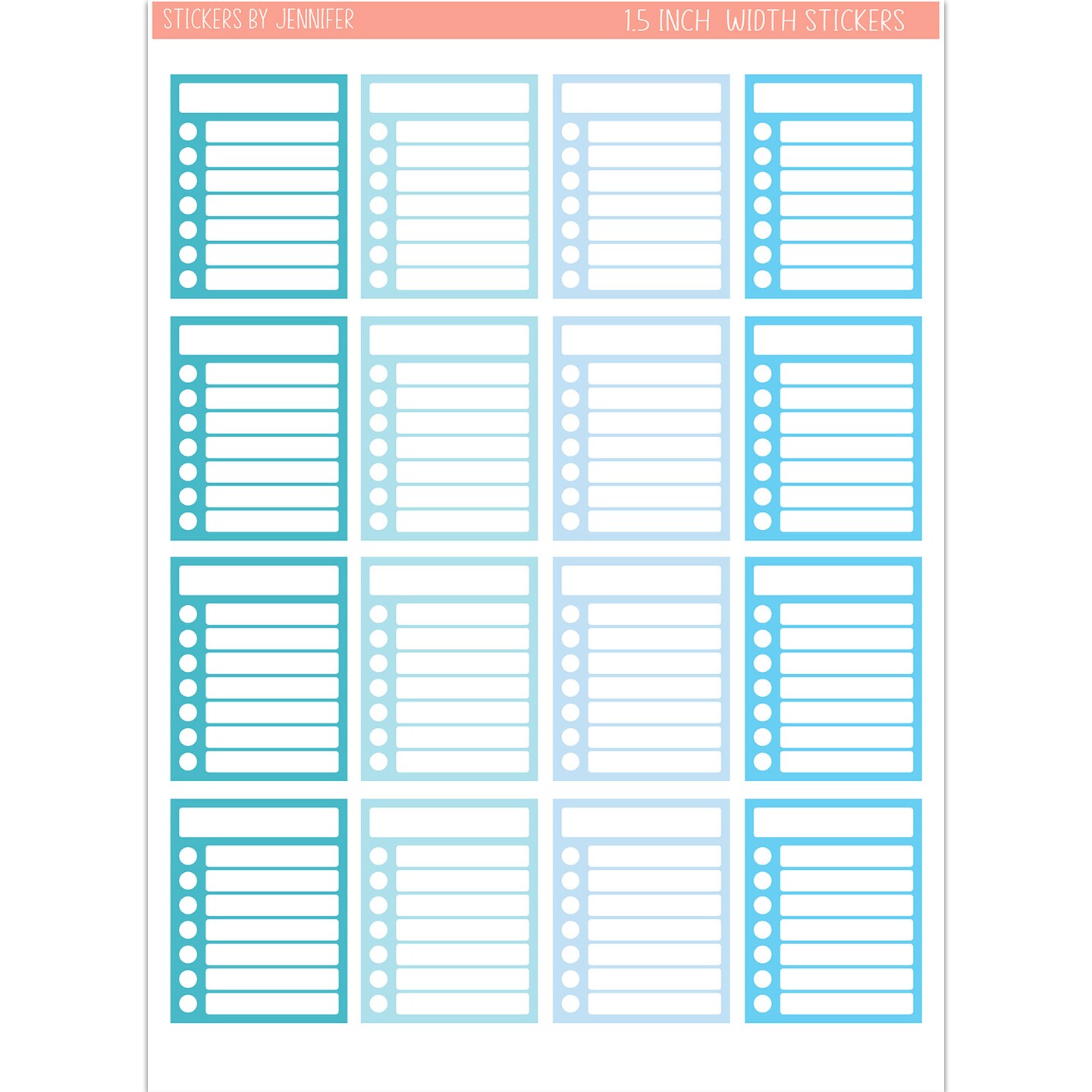 1.5 inch width Functional Fullboxes 008 Scrapbooking Kids DIY Arts Crafting