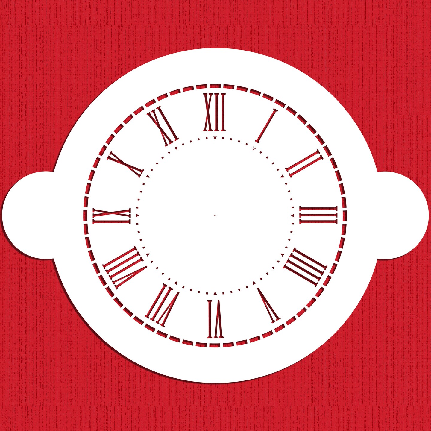 8.5Inch Clock Cake Stencil Cake Decorating Tools Baking Stencils