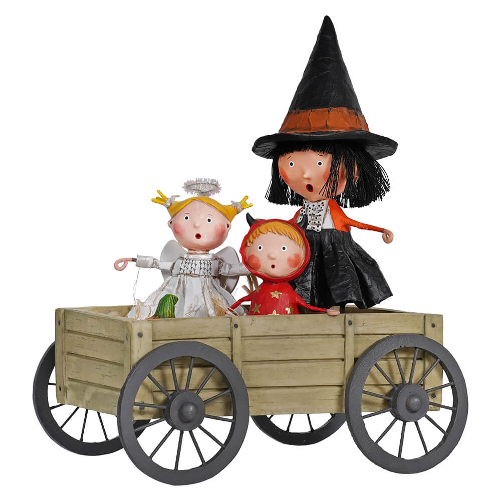 Lori Mitchell Halloween Collection: Haunted Hayride Figurine
