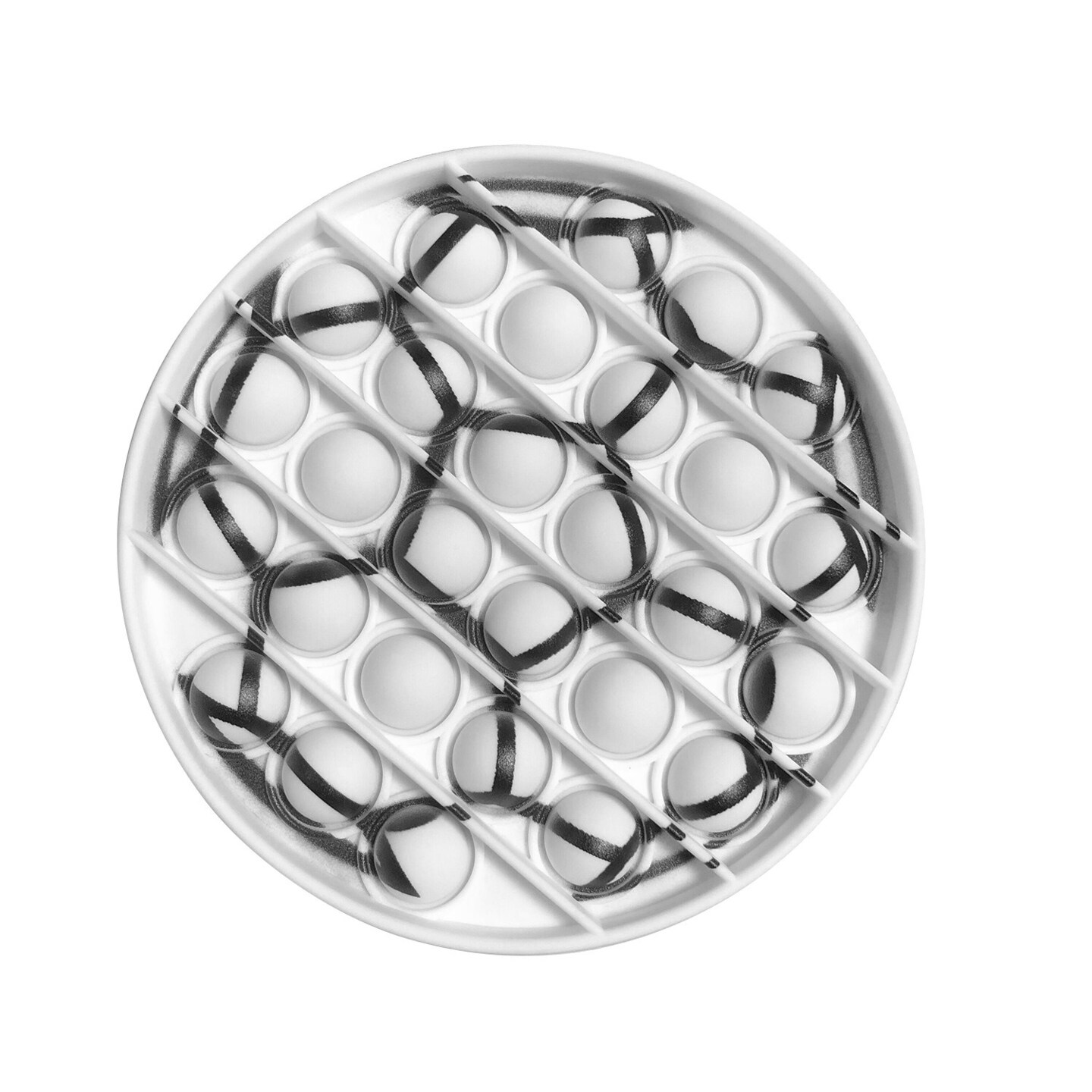 Kid's Educational Silicone POP Toys | Fidget Poppet | Soccer Ball Pattern