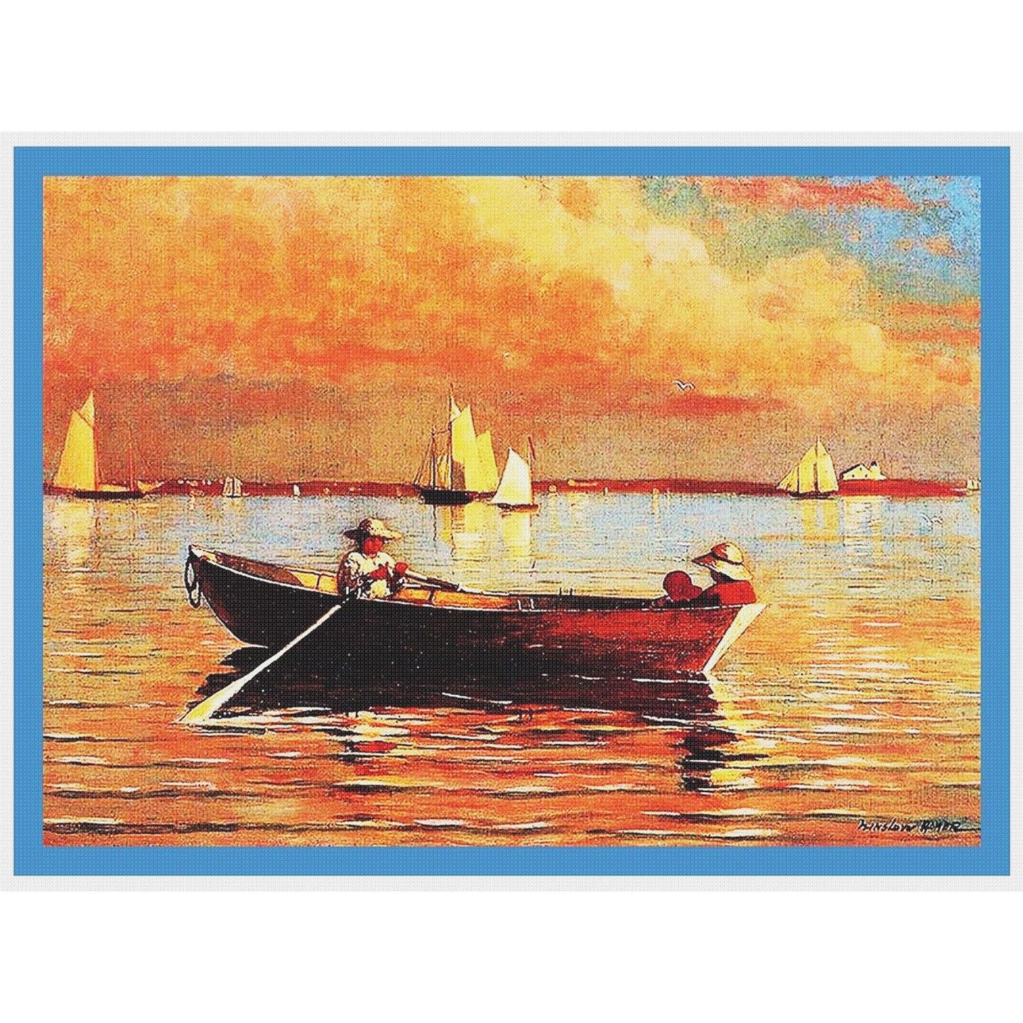 American Winslow Homer's Boat in Gloucester Harbor Counted