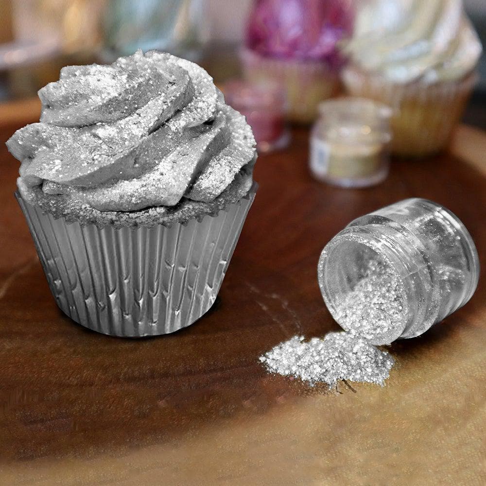 Raiders Football Black Shimmer &#x26; Silver Tinker Dust&#xAE; Glitter Set