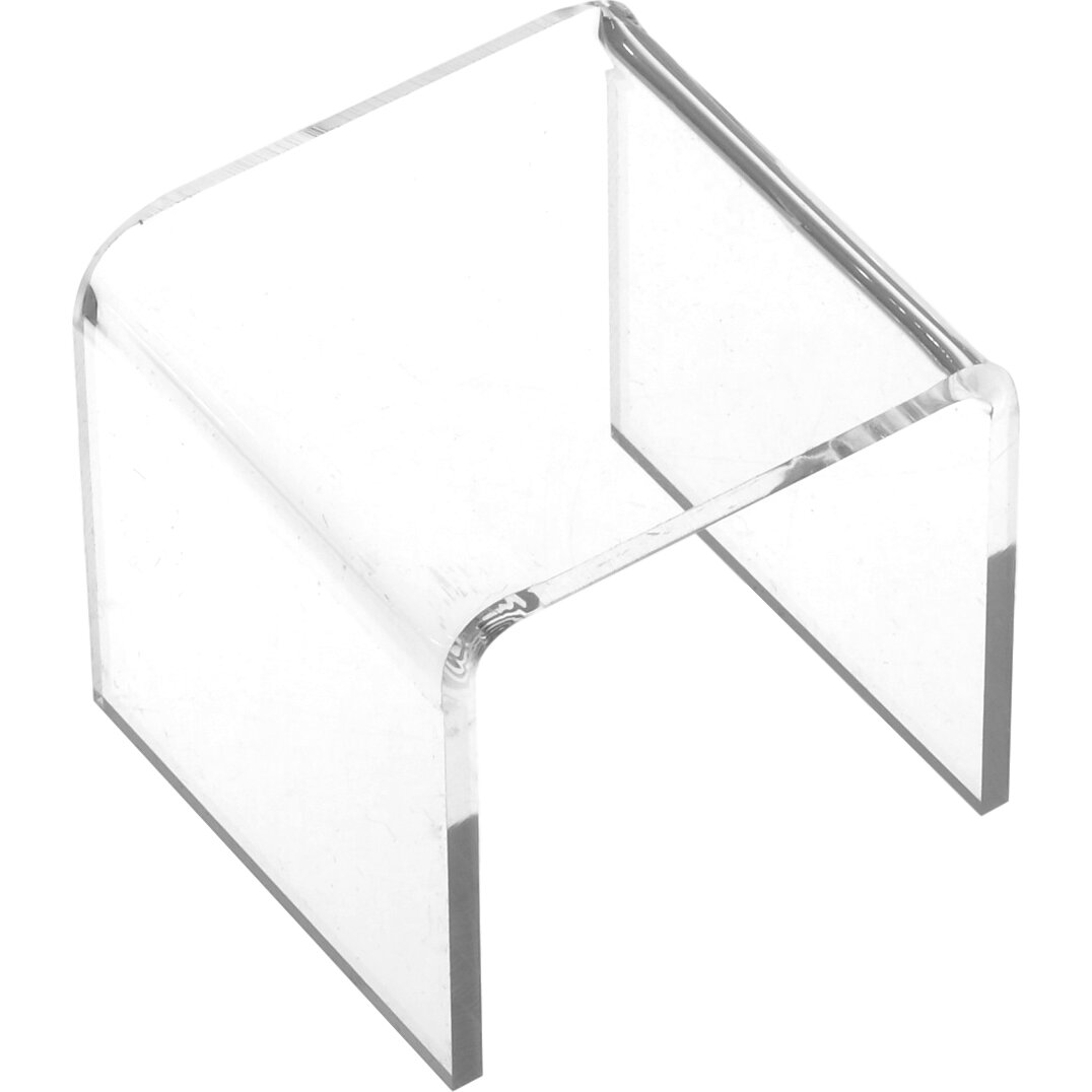 5 Display Risers Clear Acrylic Jewelry Showcase Stands