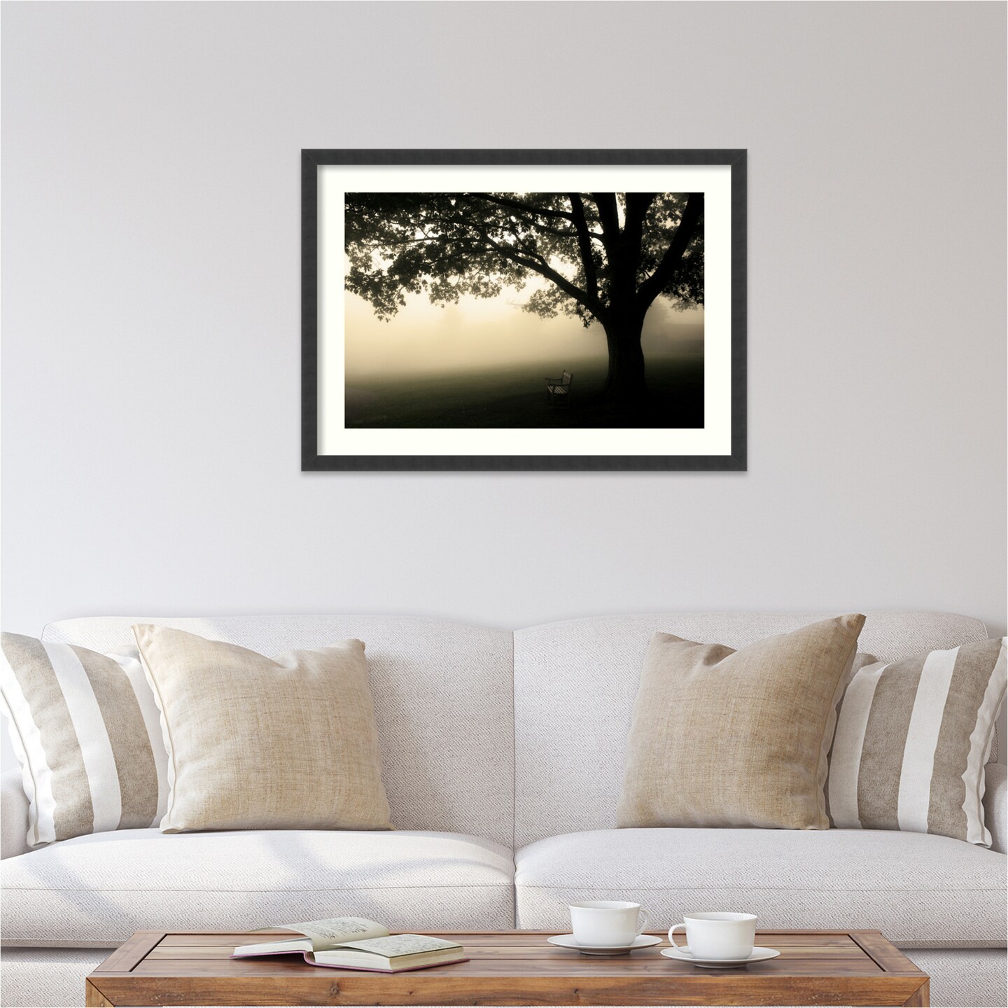 Shenandoah by Andy Magee Wood Framed Wall Art Print 36 in. W x 26 in. H