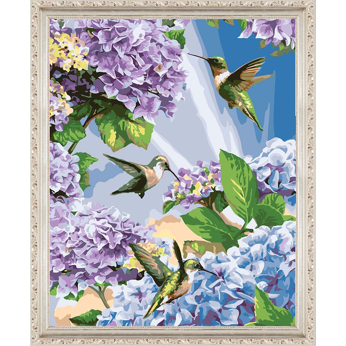 Herrschners Hydrangea Dreams PaintbyNumber Kit Paint by Number