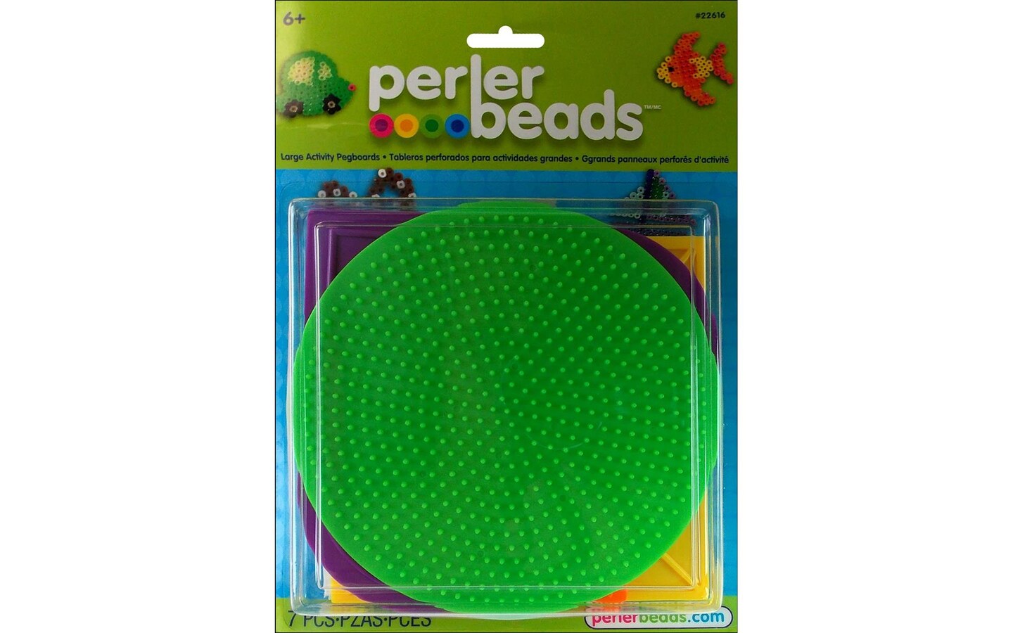 Frcolor Fuse Beads Bead Board Pegboards Kit Pegboard Plastic Diy