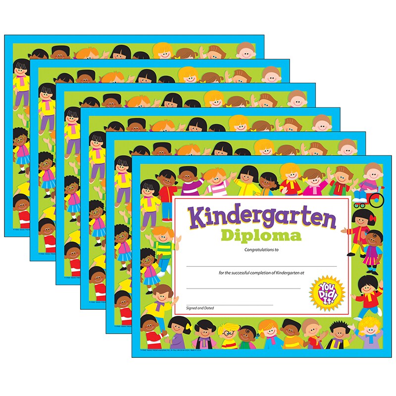 Kindergarten Diploma, 30 Per Pack, 6 Packs | Stencils & Forms | Michaels