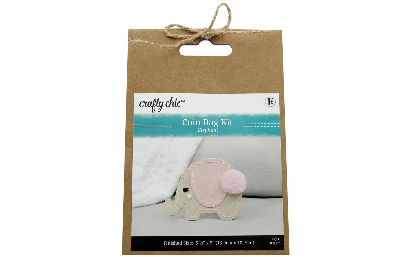 Crafty Chic Kit All Eyes On You Coin Bag Elephant