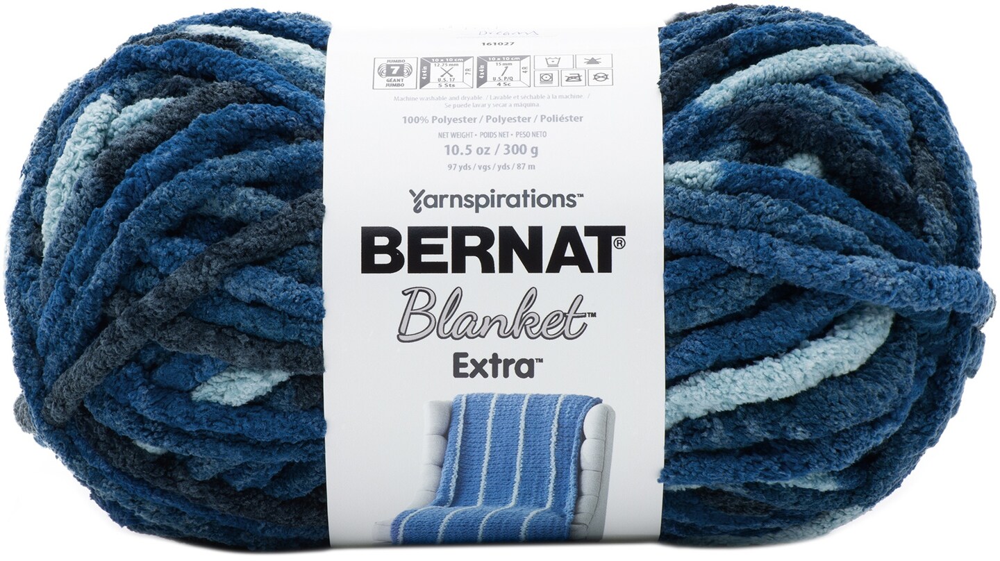Bernat Blanket Extra YarnTeal Dreams Fall Pillows & Blankets Michaels
