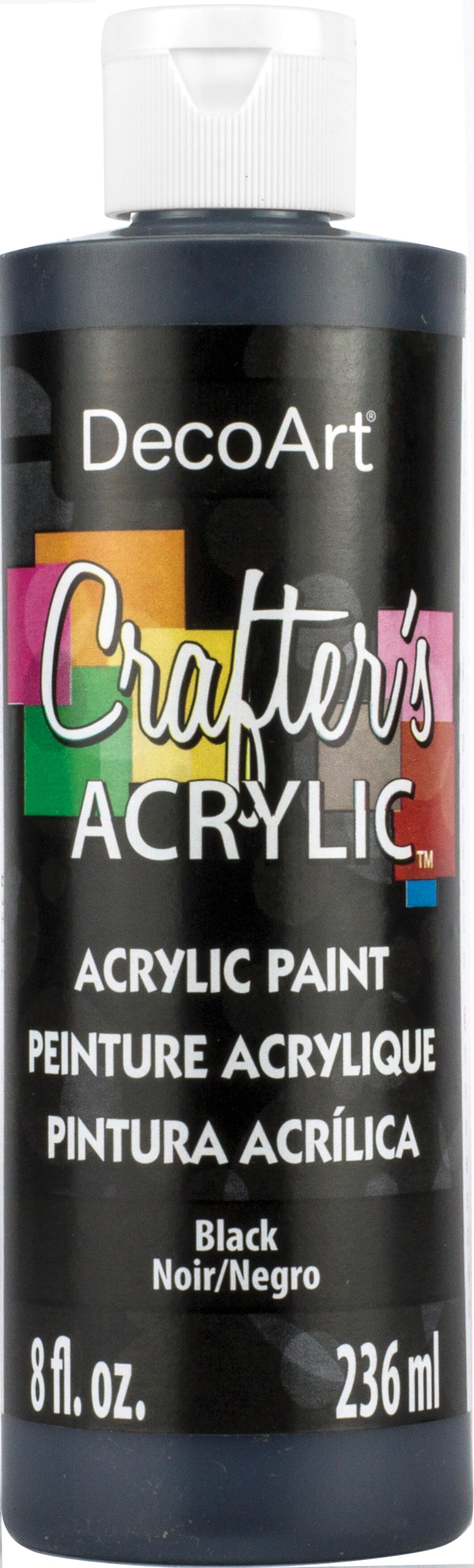 Crafter's Acrylic AllPurpose Paint 8ozBlack Accessories Michaels