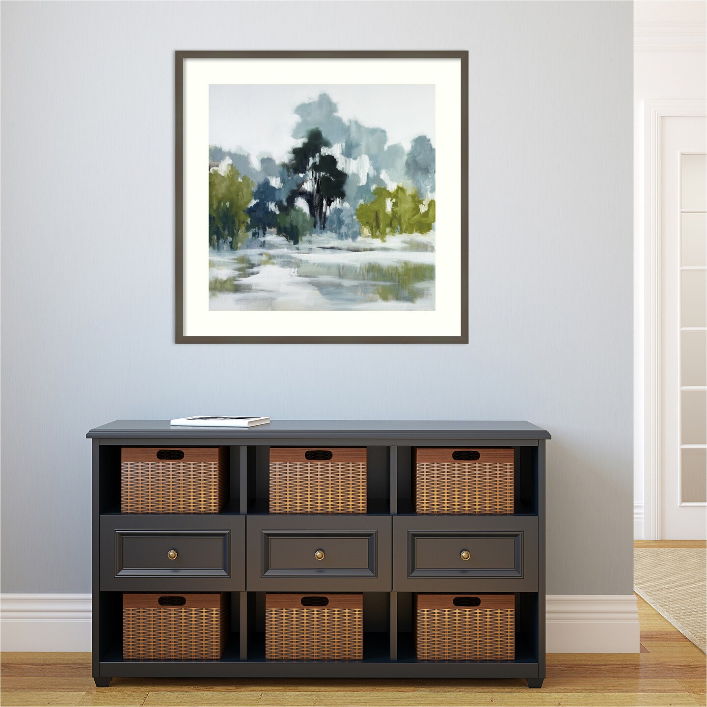 Reflections by Jacqueline Ellens Wood Framed Wall Art Print