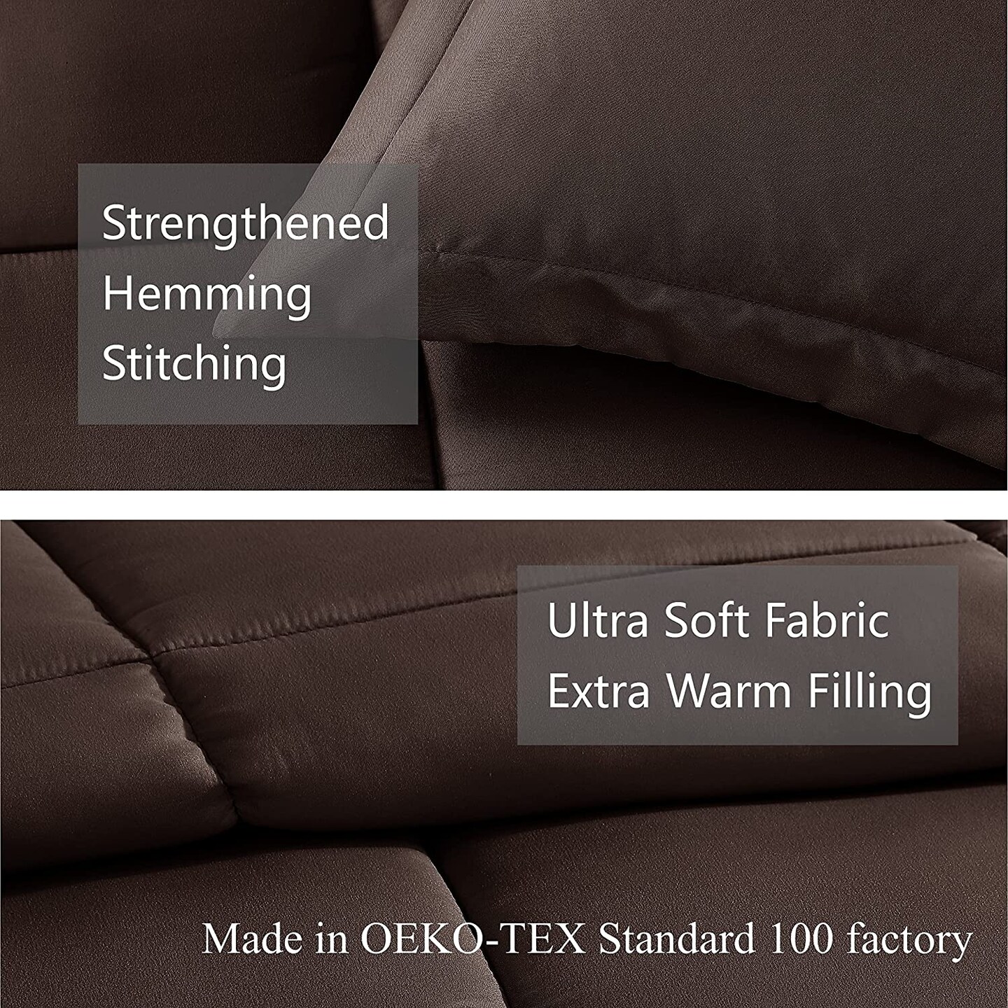 American Home Collection Down Alternative Comforter Set Extra Warm and Soft