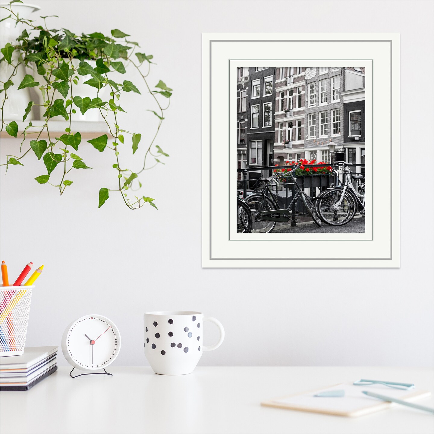 Craftsman White Wood Picture Frame