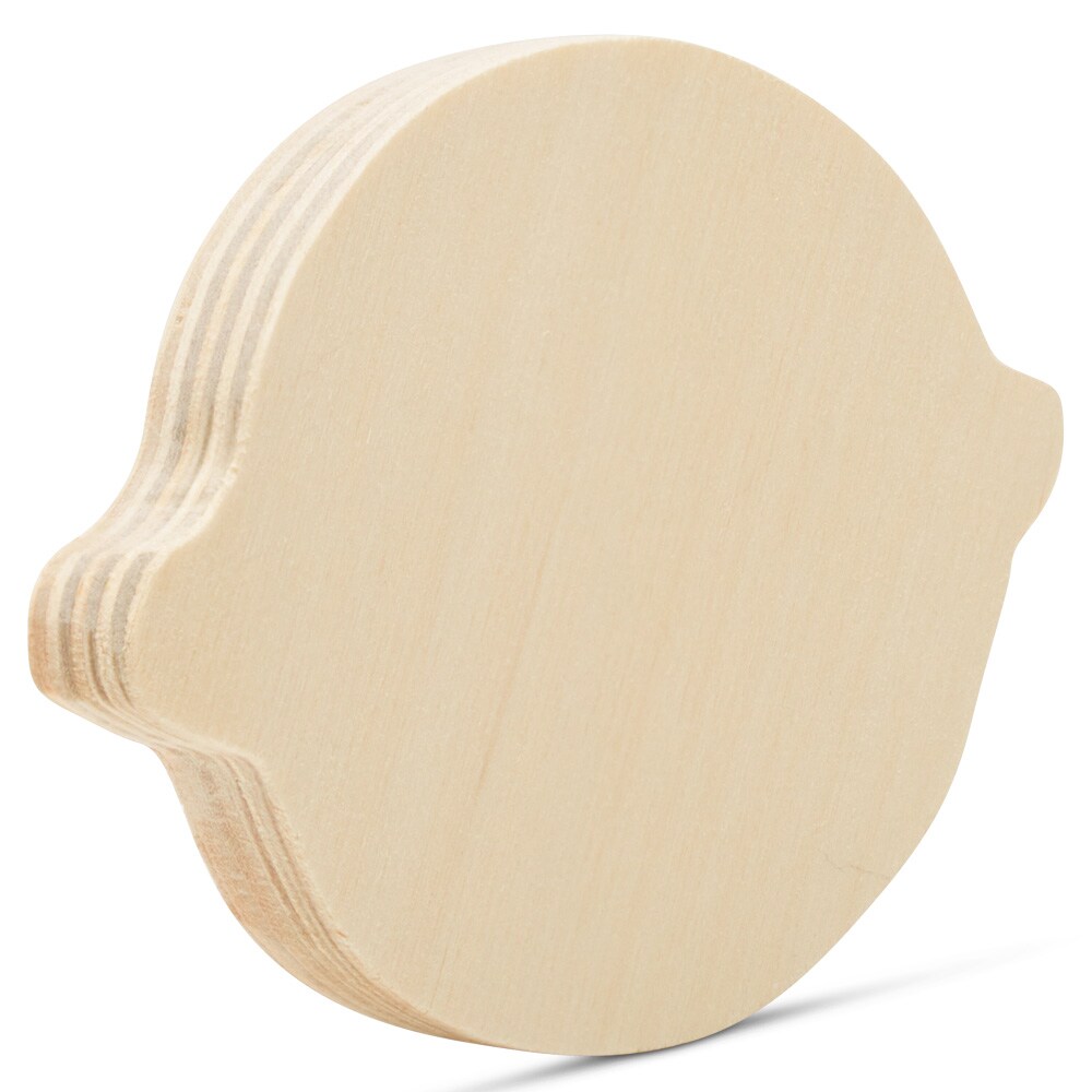 Lemon Tiered Tray Decor 41/2", Chunky Blank Wood Shape for Crafts Woodpeckers Michaels