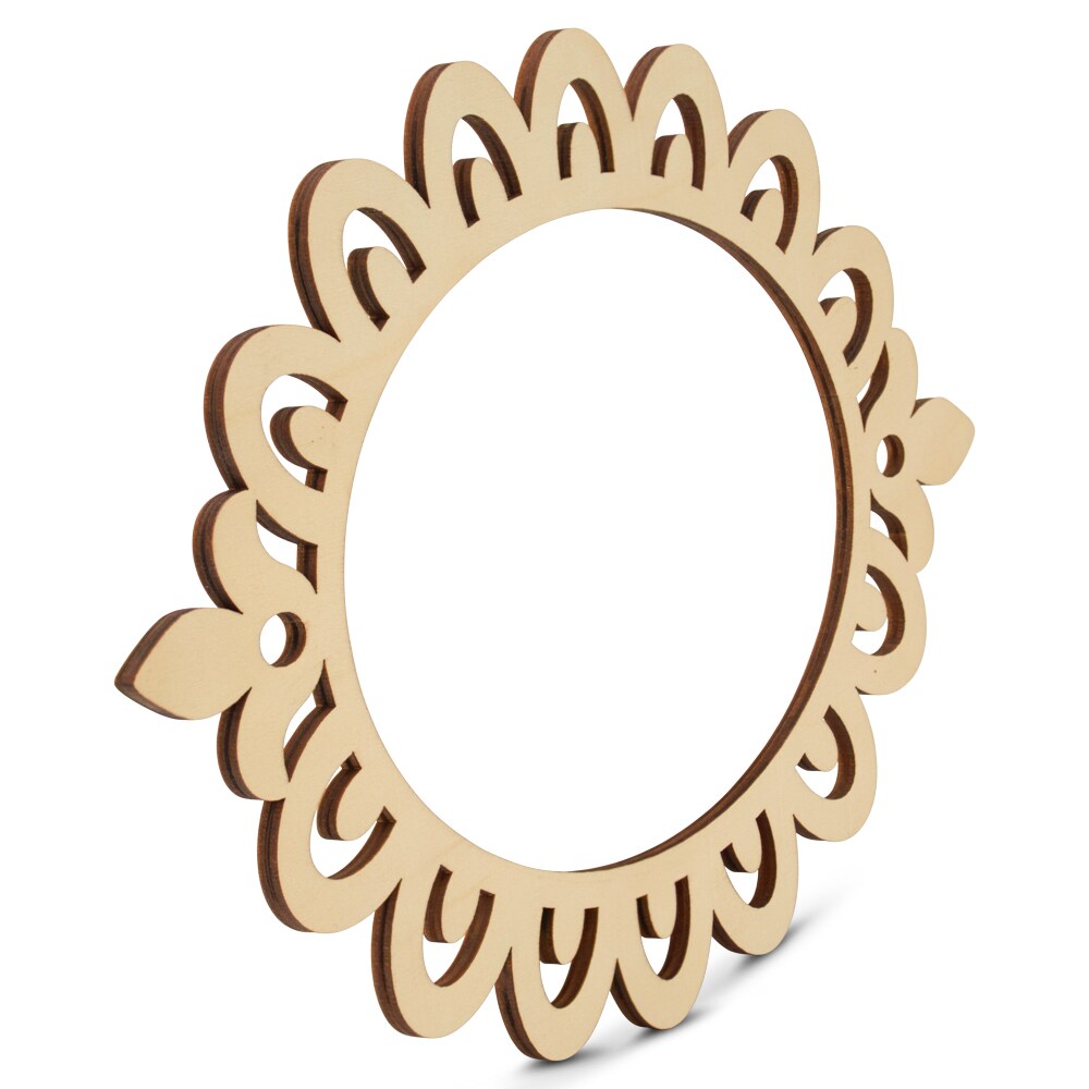 Oval-shaped Wooden Picture Frames, 7-7/16" by 11", 3/16" Thick | Woodpeckers