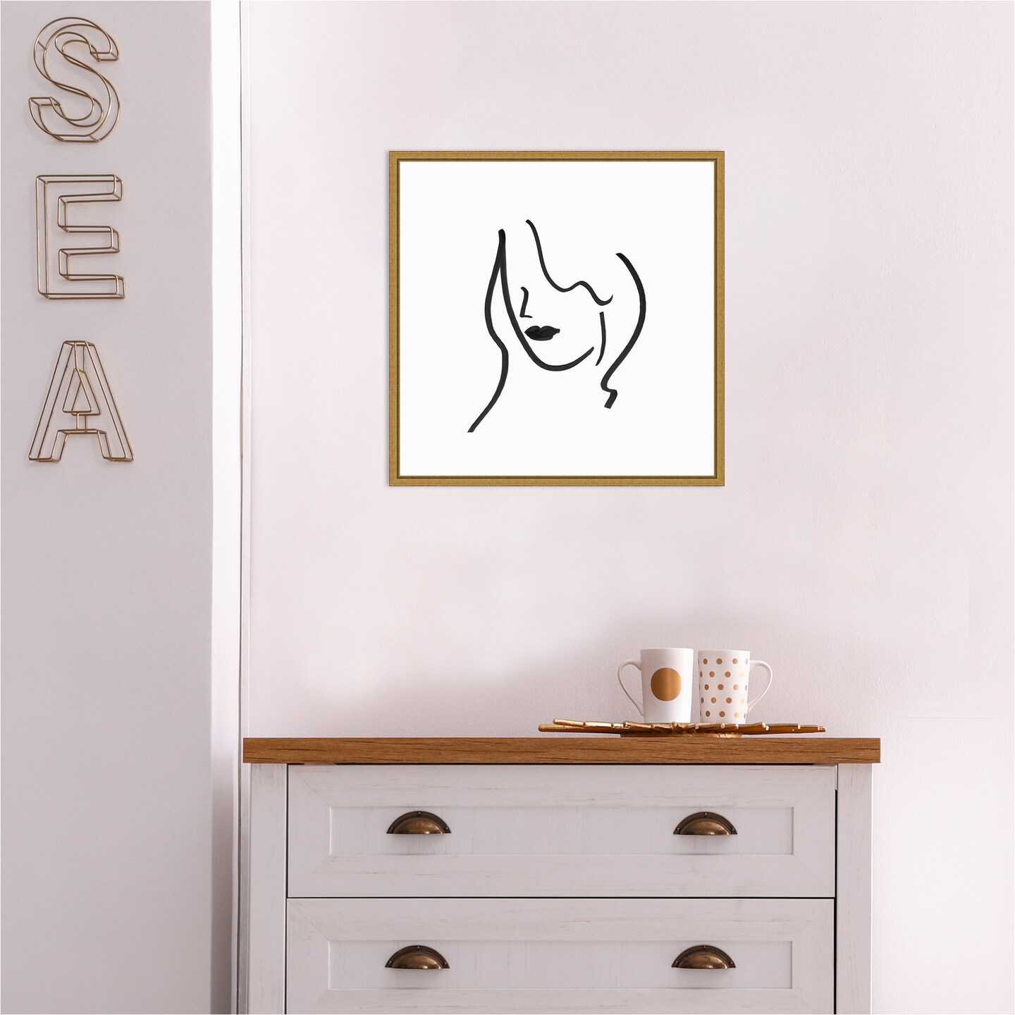 Muser II (Woman) by Isabelle Z Canvas Wall Art Print Framed