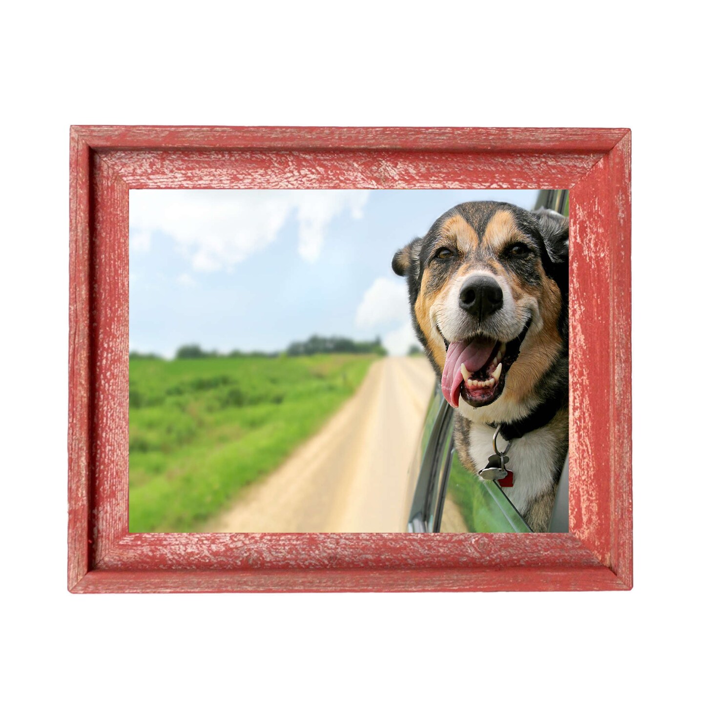 Rustic Farmhouse Signature Series 9 in. x 12 in. Reclaimed Wood Picture Frame