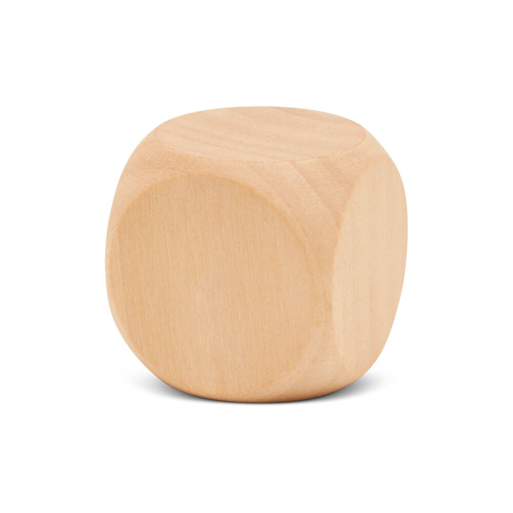 Wooden Blank Dice, Multiple Sizes Available, Unfinished for Games, Party, & Decor | Woodpeckers