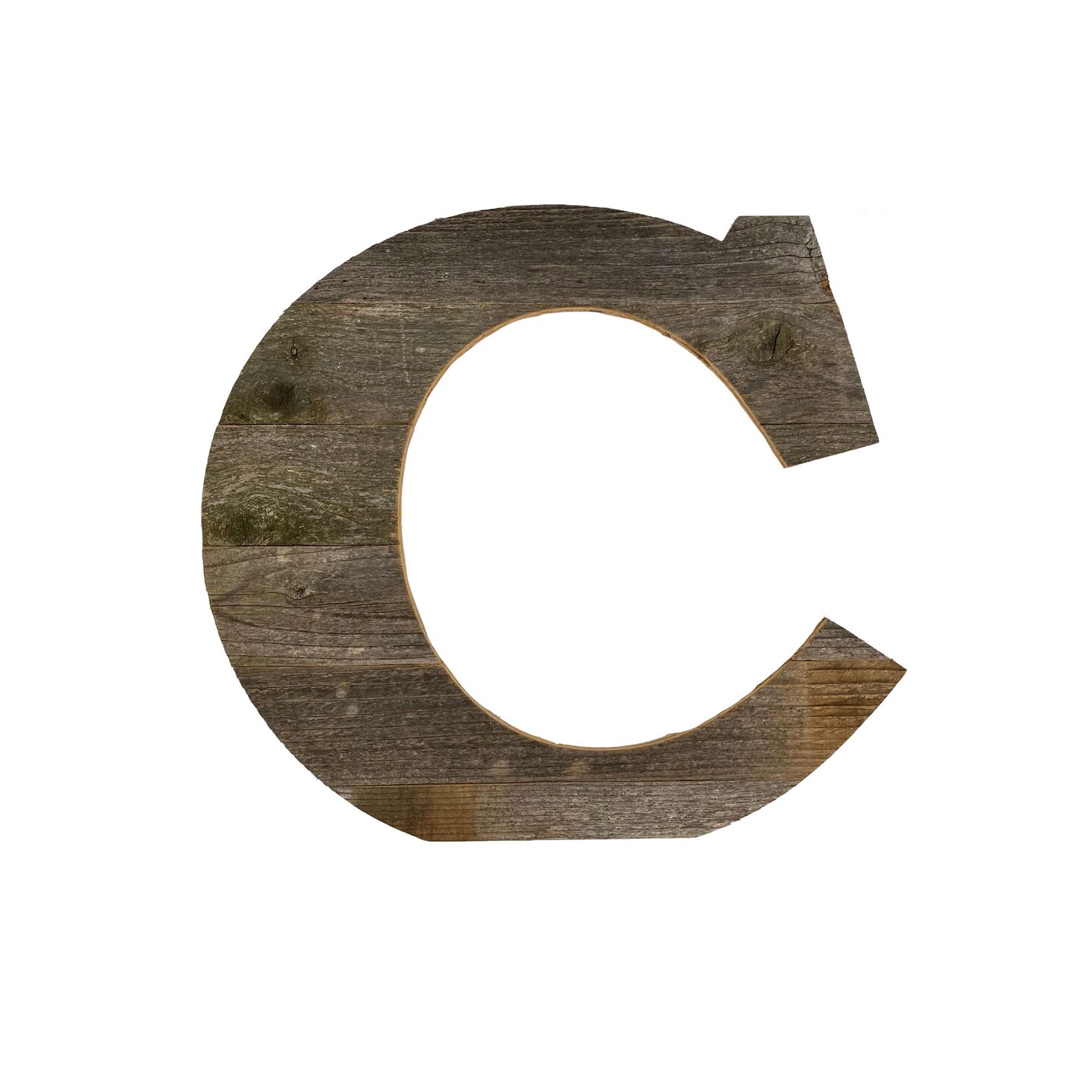 Rustic Farmhouse Large 16&#x22; Decorative Monogram Wood Letter