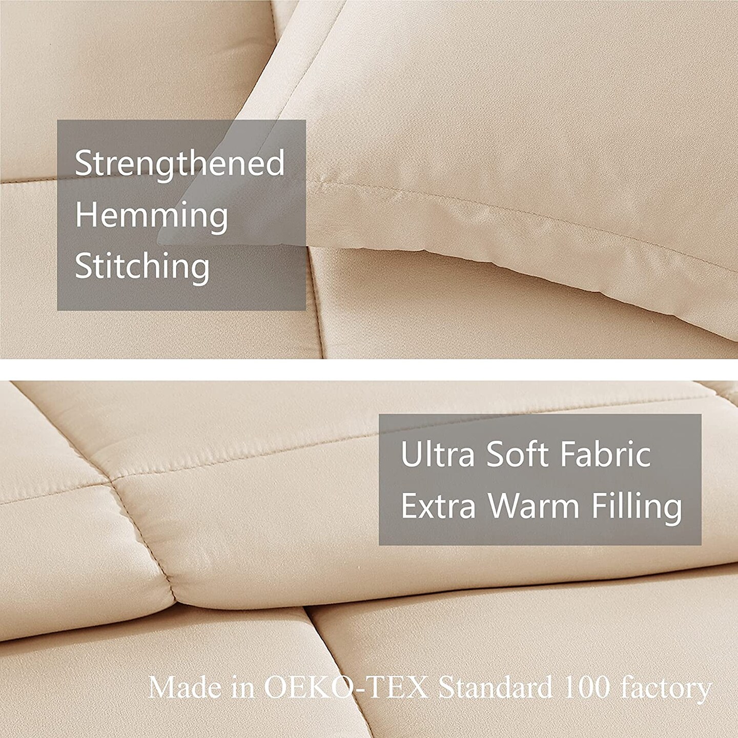 American Home Collection Down Alternative Comforter Set Extra Warm and Soft