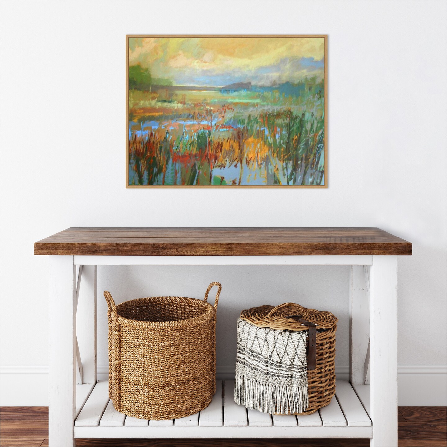 Marsh in May by Jane Schmidt Canvas Wall Art Print Framed