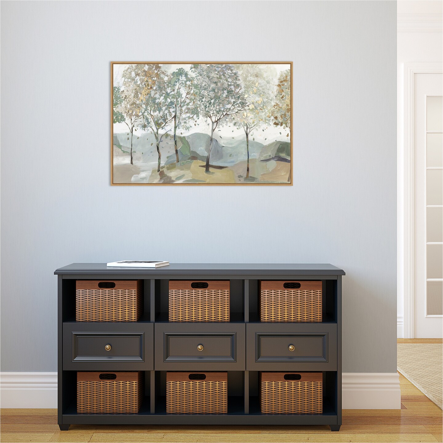 Breezy Landscape Trees I by Allison Pearce Canvas Wall Art Print Framed ...