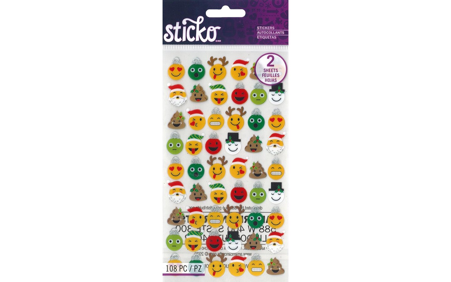 EK Sticko Sticker Holiday Emojis