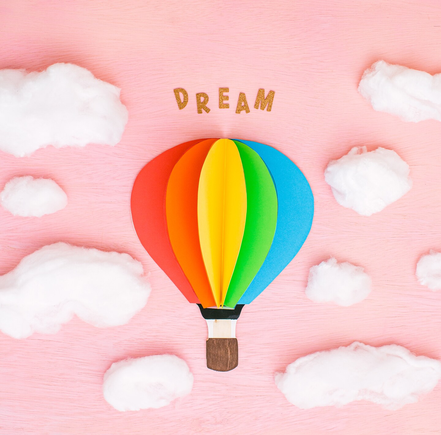 Unfinished Wooden Hot Air Balloon Cutout, 12", Summer Crafts | Woodpeckers