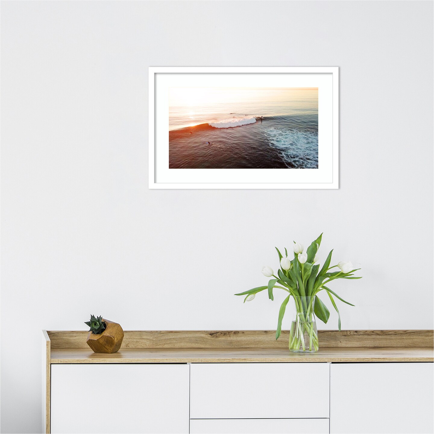 La Jolla 1 by Rachel Dowd Wood Framed Wall Art Print | Framed Art ...