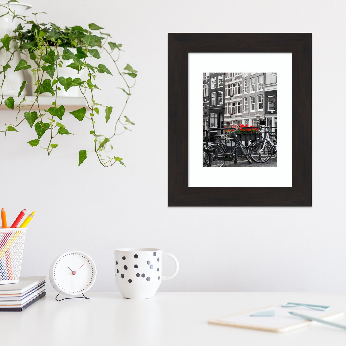 Amanti Art Furniture Espresso Narrow Picture Frame