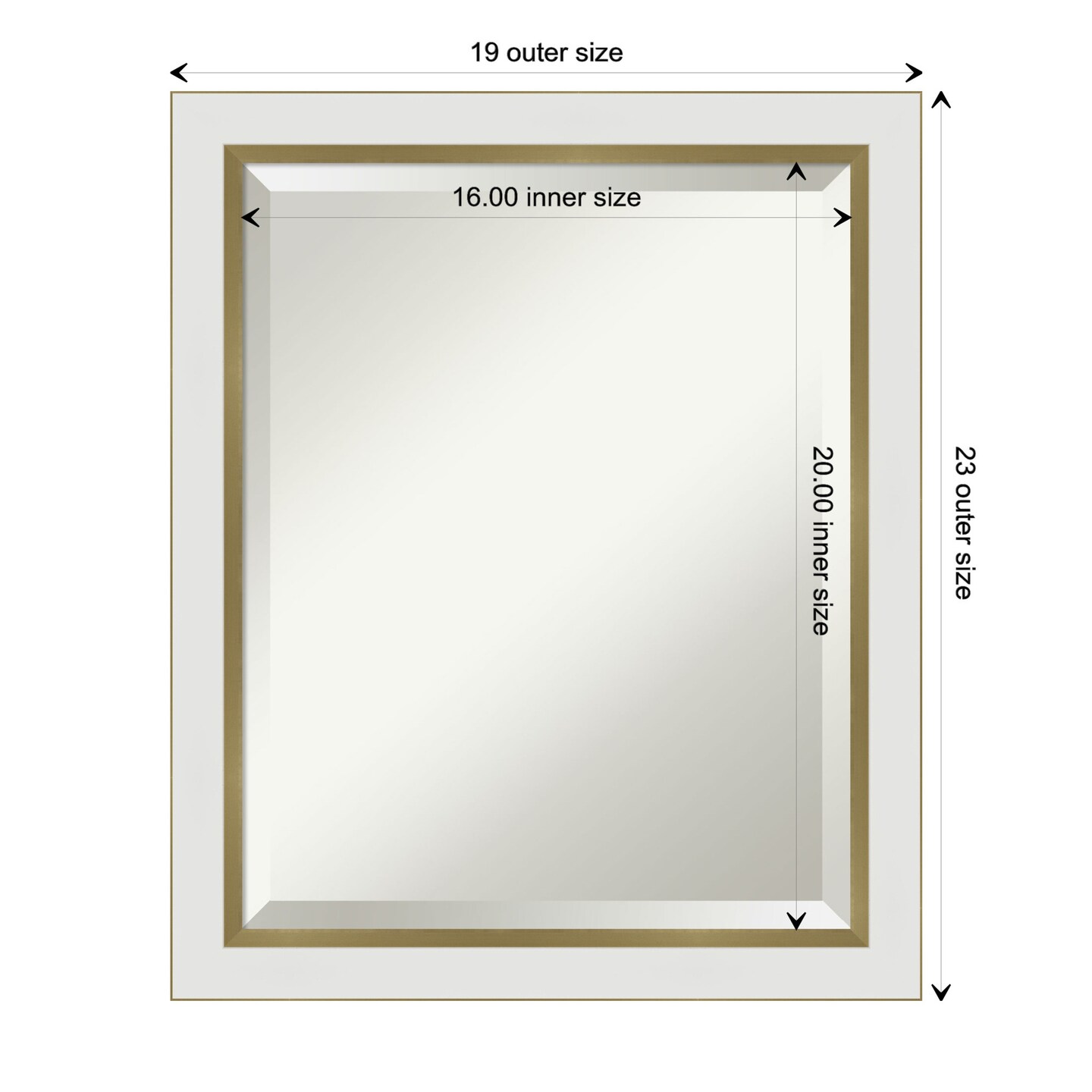 Beveled Bathroom Wall Mirror, Eva Narrow Frame | Michaels