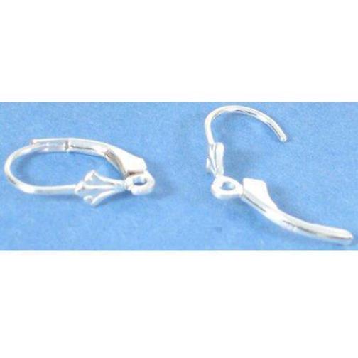 2 Sterling Silver Lever Back Earrings Earwires Findings